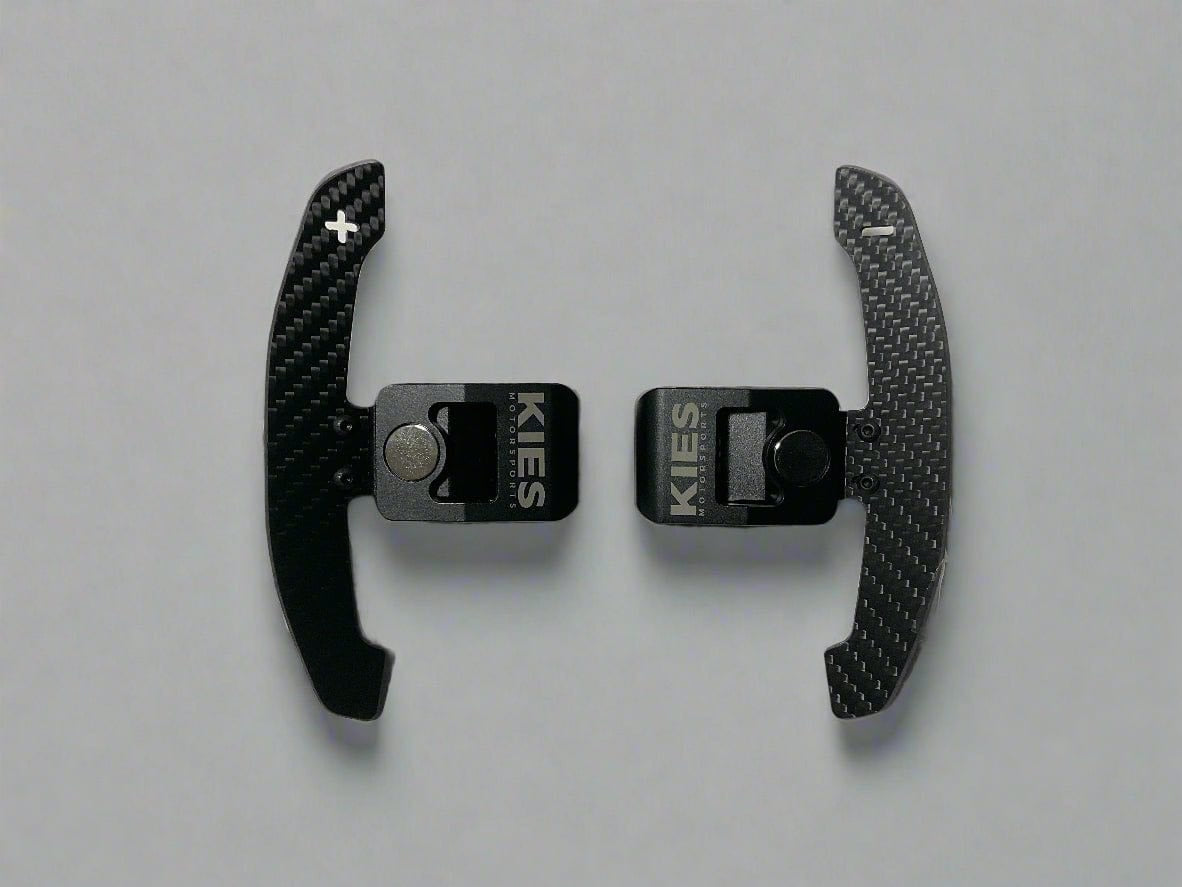 KIES Motorsports Carbon Fiber Magnetic Paddle Shifters for BMW / Mini / Toyota Supra - F Series / G Series / A90 - A91