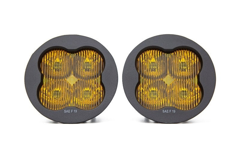 Diode Dynamics SS3 Sport Fog Light Kit (Yellow) - 2013-2016 Scion FR-S / 2015-2021 Subaru WRX / STI / 2013-2020 BRZ / 2016-2024 Crosstrek / 2014-2024 Forester / 2012-2024 Impreza / 2019-2024 Ascent