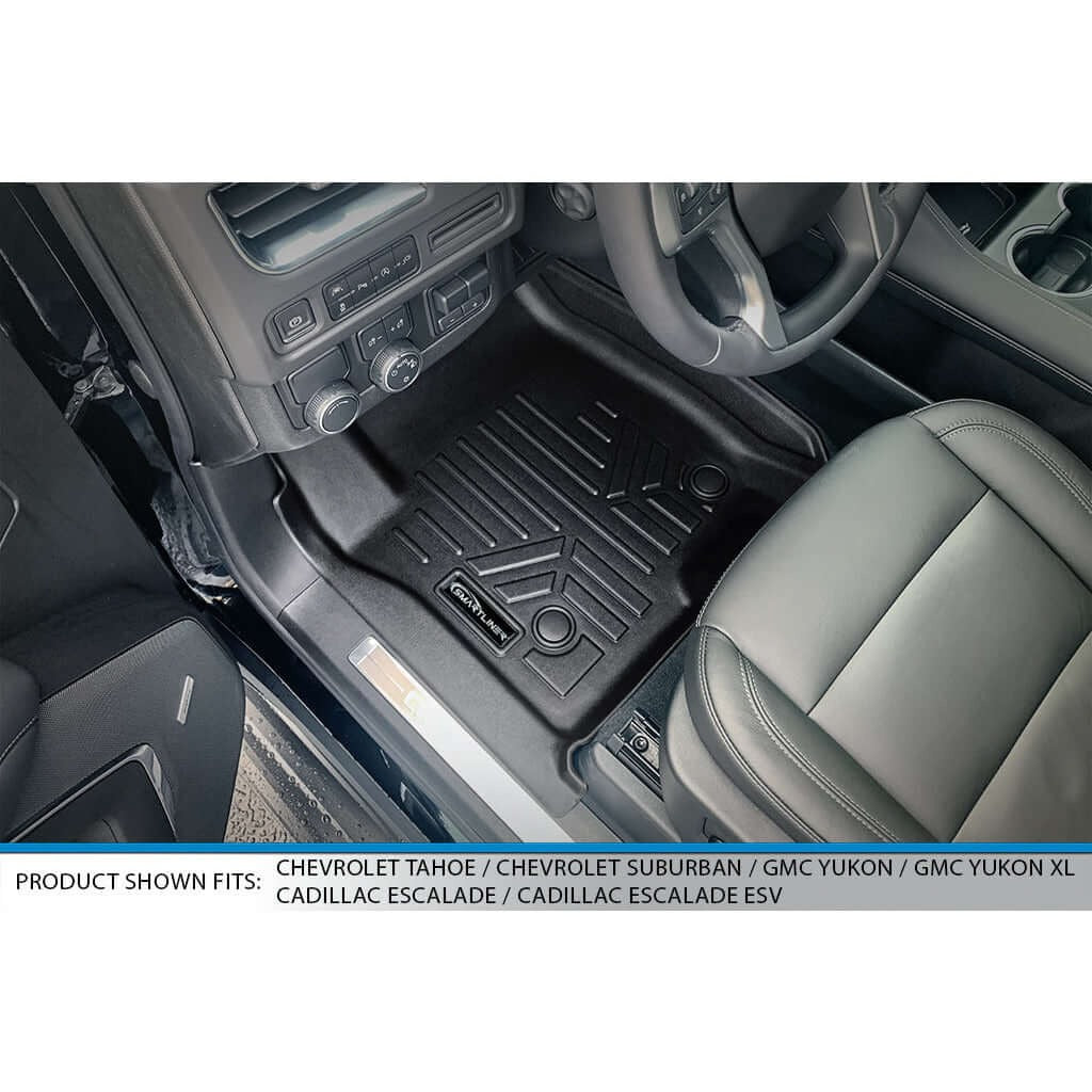 SMARTLINER Floor Liners for 2021-2026 Chevrolet Tahoe/GMC Yukon (2nd Row Bench)