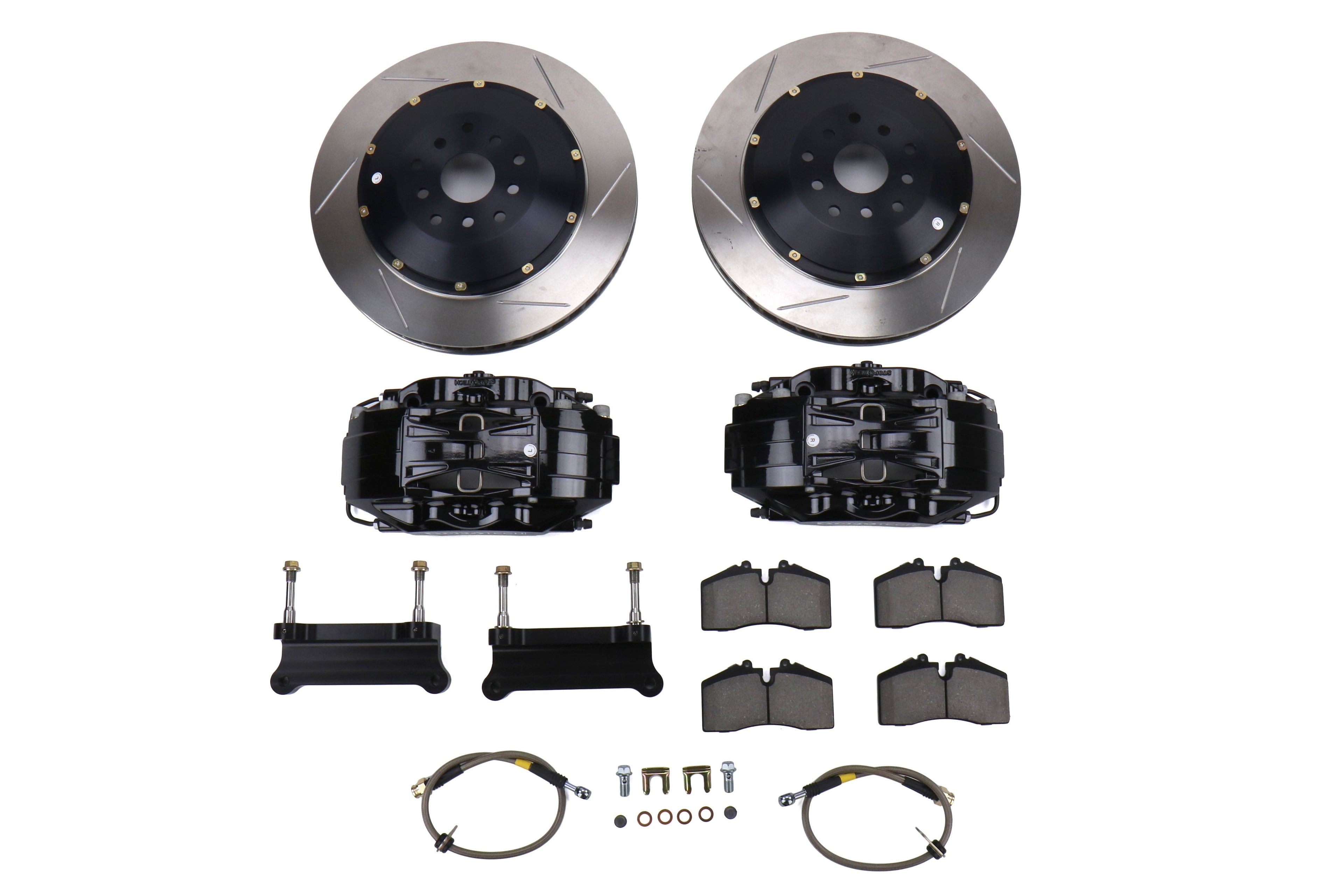 Stoptech 355x32 Big Brake Kit Slotted / Black (Front) - 2013+ FR-S / BRZ