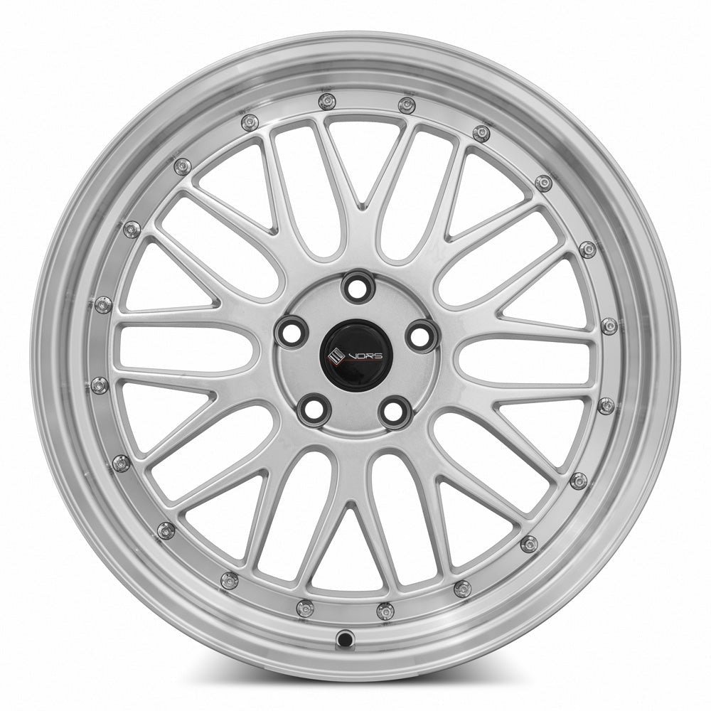 VORS VR8 18" 5x100 Silver Machined Lip