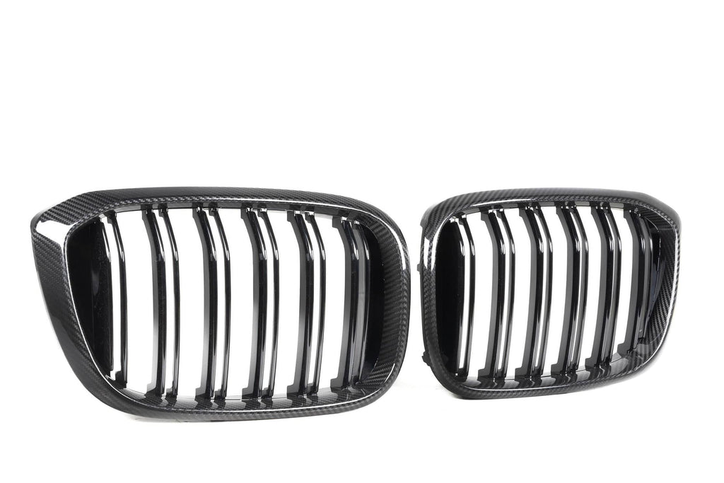X3/X4 G01/G02/G08 Pre-LCI Double Slat Dry Carbon Fiber Grill