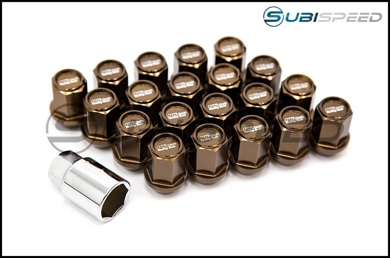 Project Kics Leggdura Racing Lug Nuts Bronze M12X1.25 - Universal