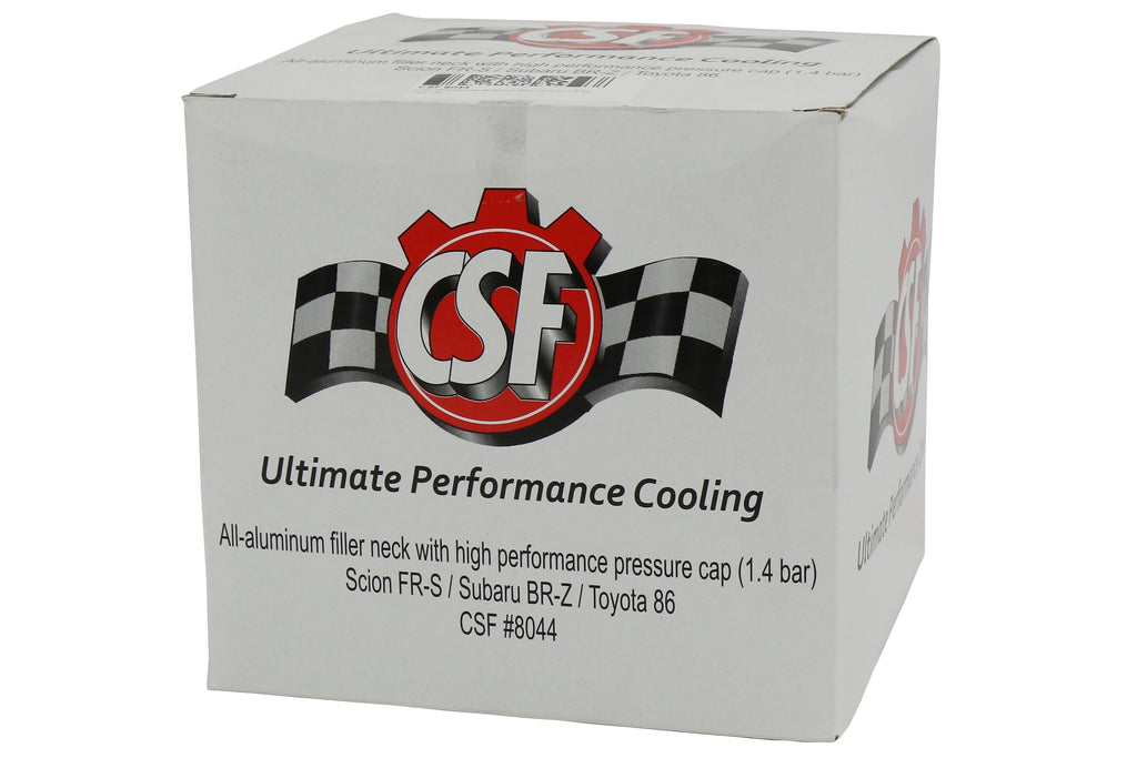 CSF Filler Neck with High Performance Radiator Cap (1.4 bar) - 2013-2016 Scion FR-S / 2013-2024 Subaru BRZ / 2017-2019 Toyota 86 / 2022-2024 GR86