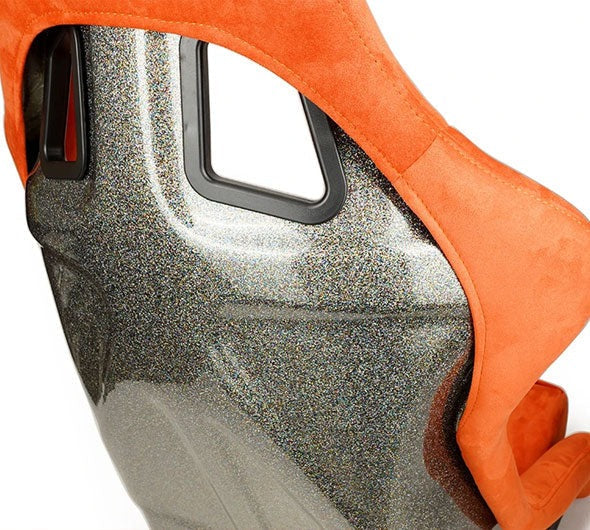 NRG Innovations FRP Ultra Edition Bucket Seat - Orange - Universal