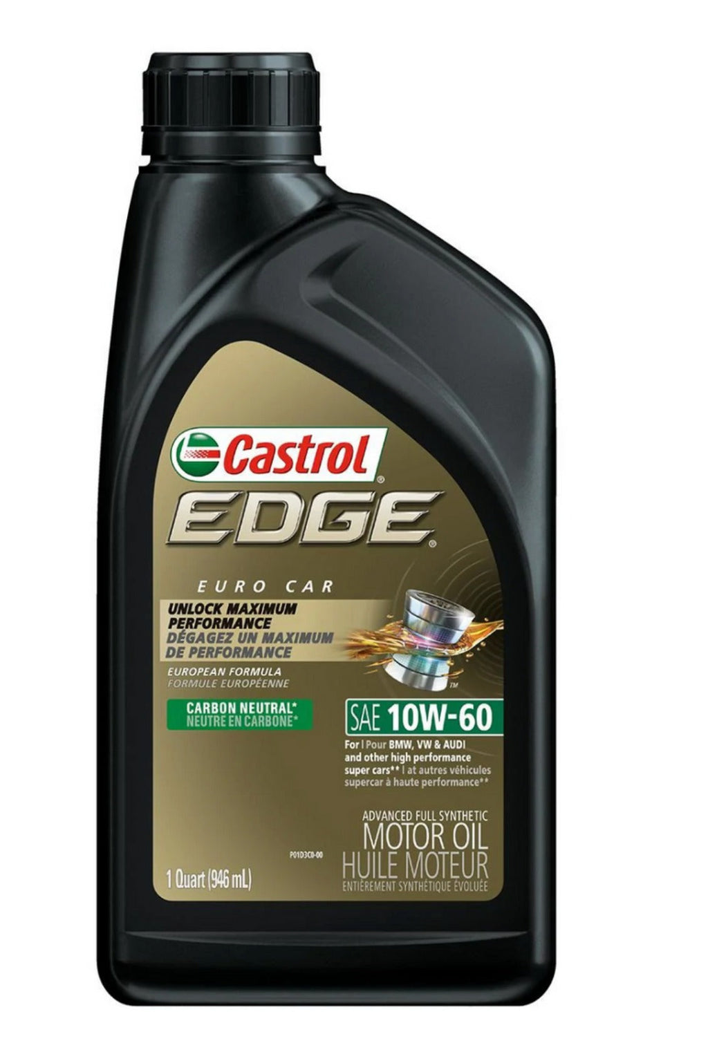 BMW E9X M3 Engine Engine Oil Filter Service Kit By Castrol 10W60 (2008-2013) 83215A2AFD7