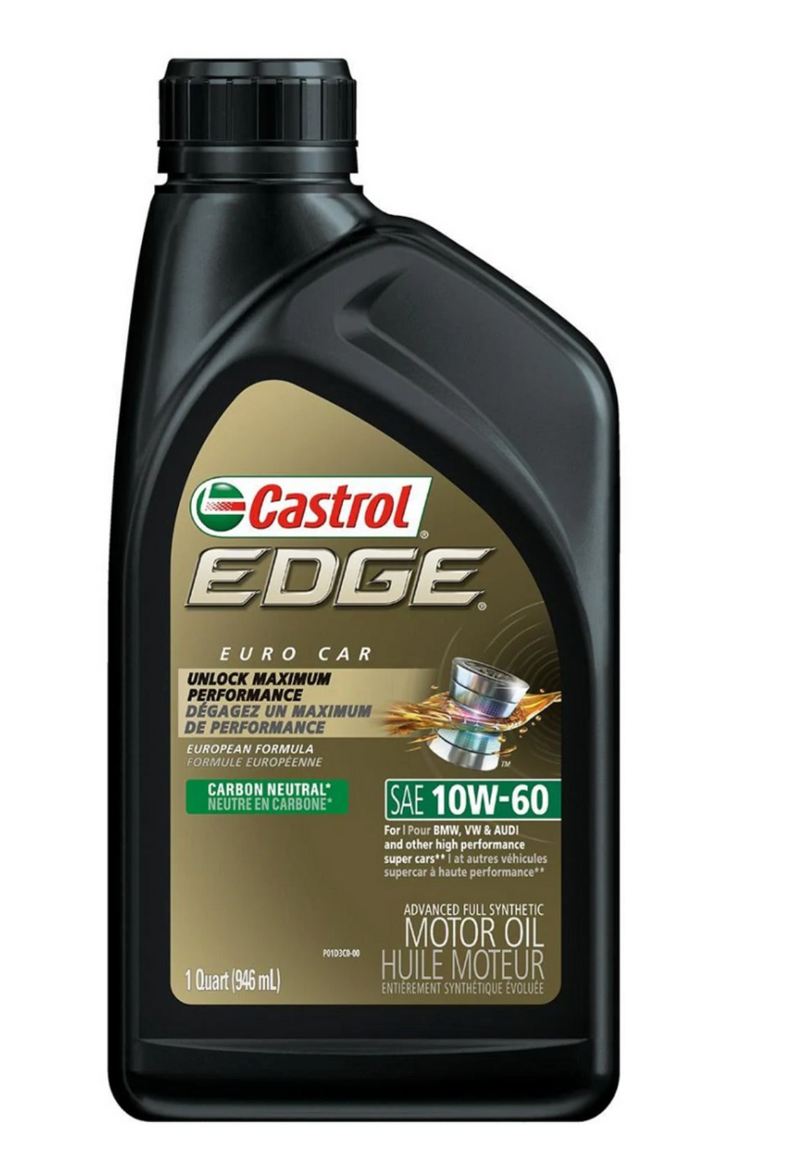 BMW E9X M3 Engine Engine Oil Filter Service Kit By Castrol 10W60 (2008-2013) 83215A2AFD7
