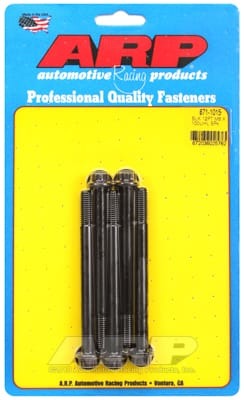 ARP M8 x 1.25 x 100 12pt Black Oxide Bolts (Set of 5)