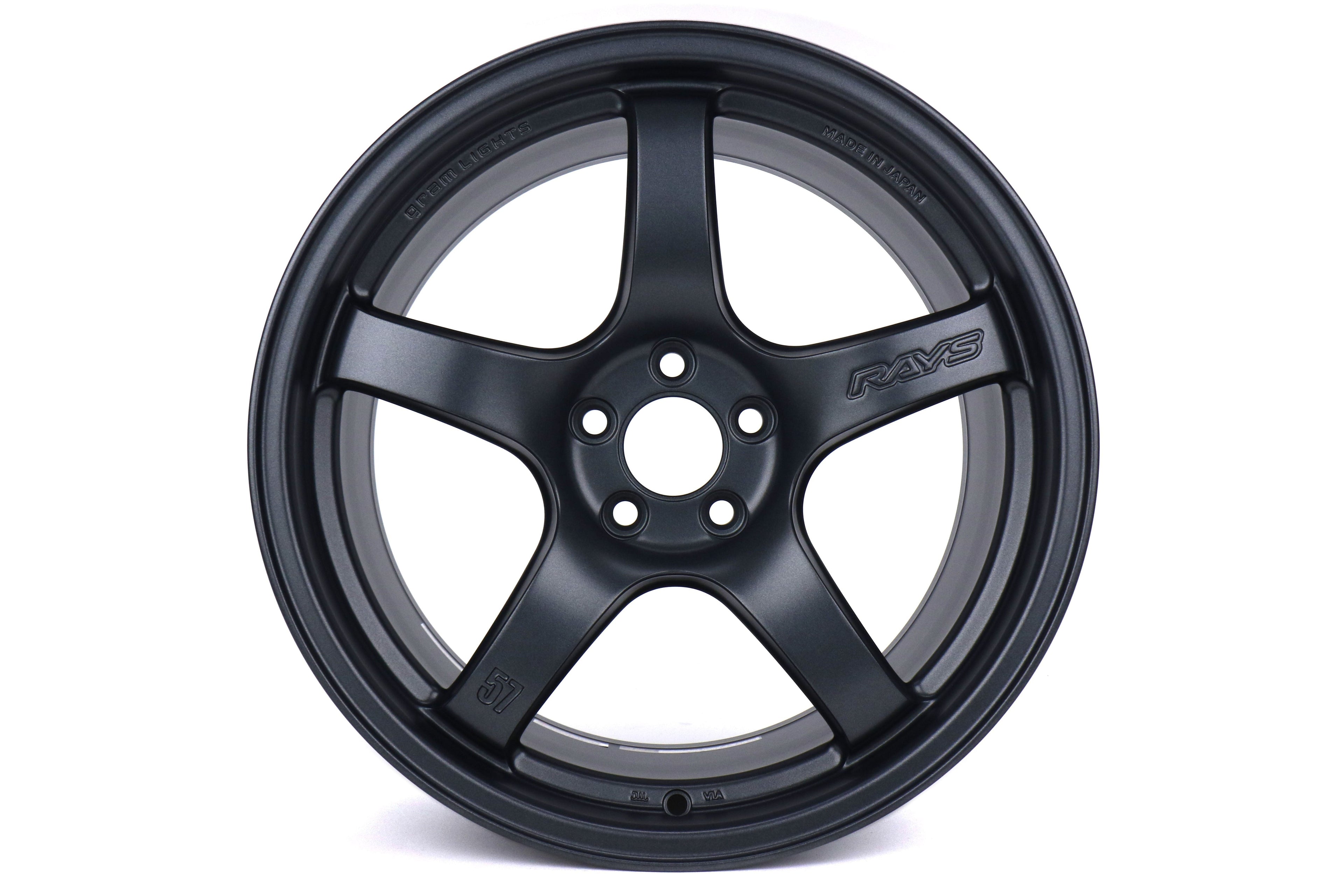 Rays Gram Lights 57CR Gun Blue II 17x9 +38mm 5x100 (Sold As Pair) - 2013-2024 Subaru BRZ / Scion FR-S / Toyota GR86 / 2014-2018 Subaru Forester
