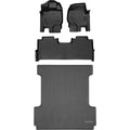 SmartCoverageTM Floor Liners For 2022-2026 Ford F-150 Lightning (1st Row Bucket) & OEM 2nd Row Under Seat Storage