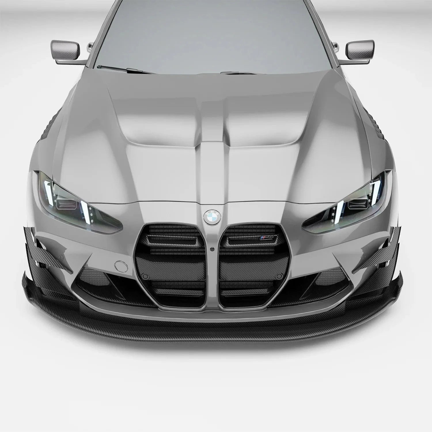 Revozport Carbon Fiber Front Splitter for BMW G82 M4