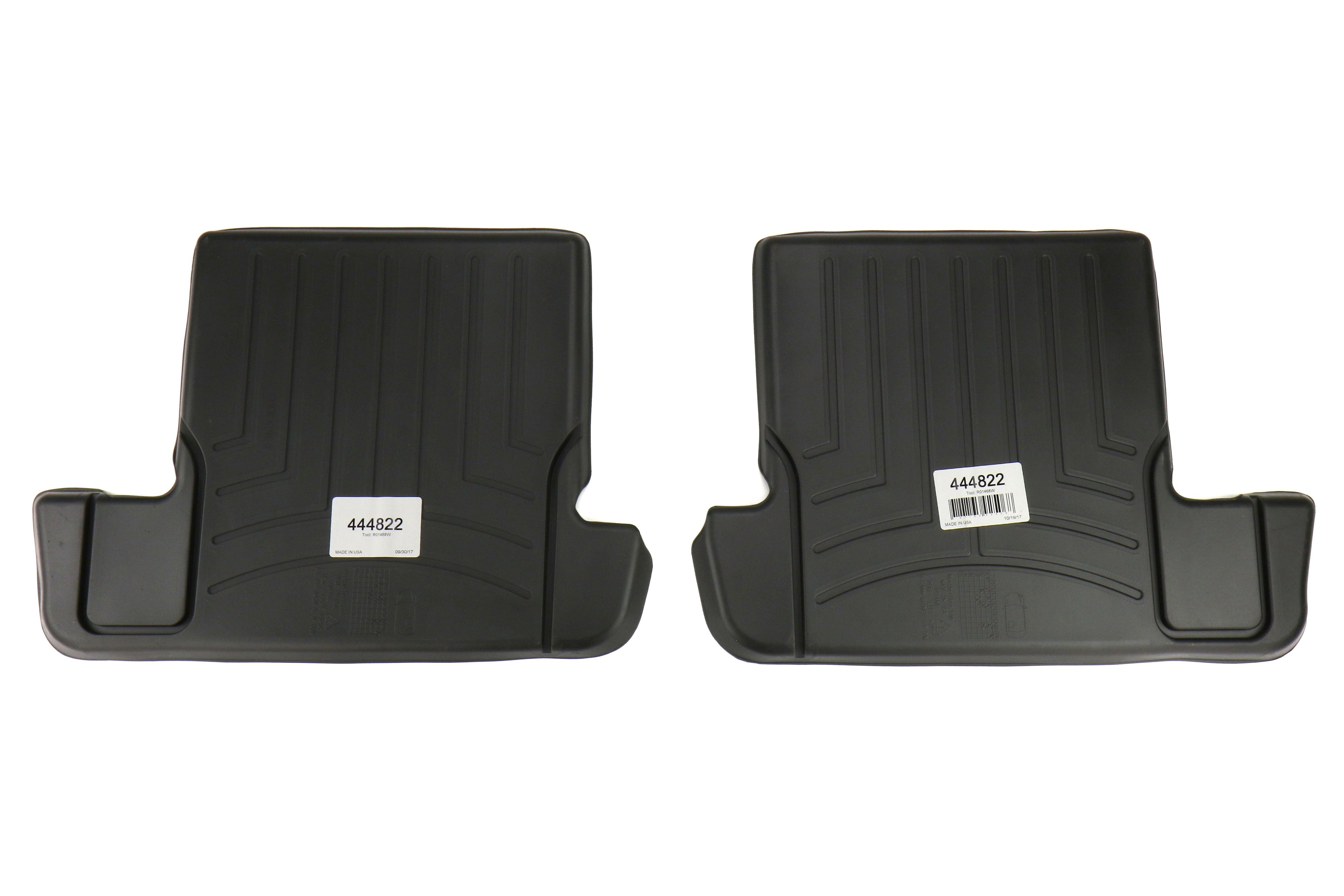 Weathertech FloorLiner Black Rear - 2013-2021 Scion FR-S / Subaru BRZ / Toyota 86