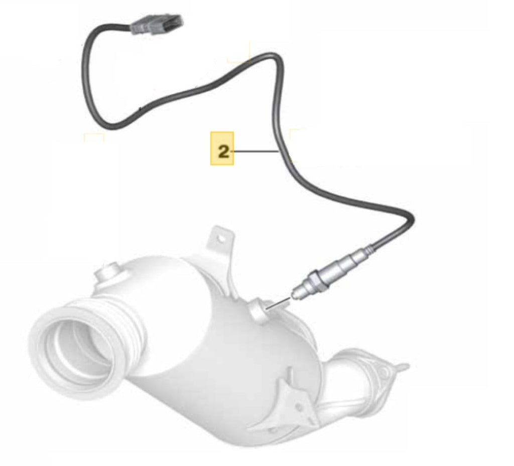 BMW 335i xDrive Post Cat Oxygen Sensor By Walker 11787601911