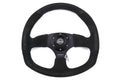 NRG ST-009S Sport Suede Leather Steering Wheel - Universal
