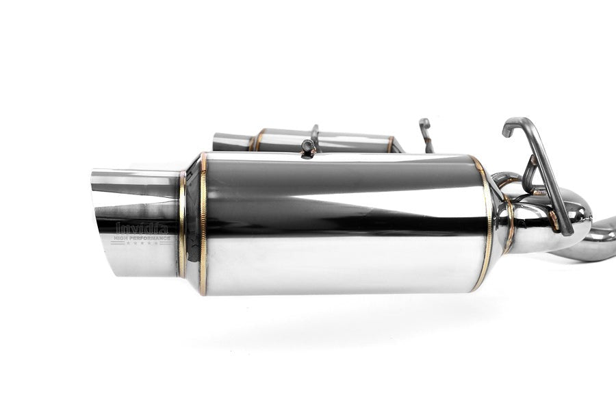 Invidia N1 Catback Exhaust - Stainless Steel Tips - 2013-2024 Scion FR-S / Subaru BRZ / Toyota 86