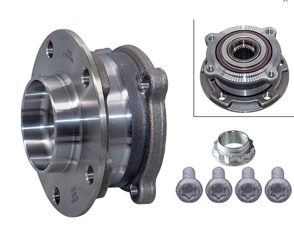 BMW F15 X5 Front Wheel Bearing OEM W/ Bolts 31226882263