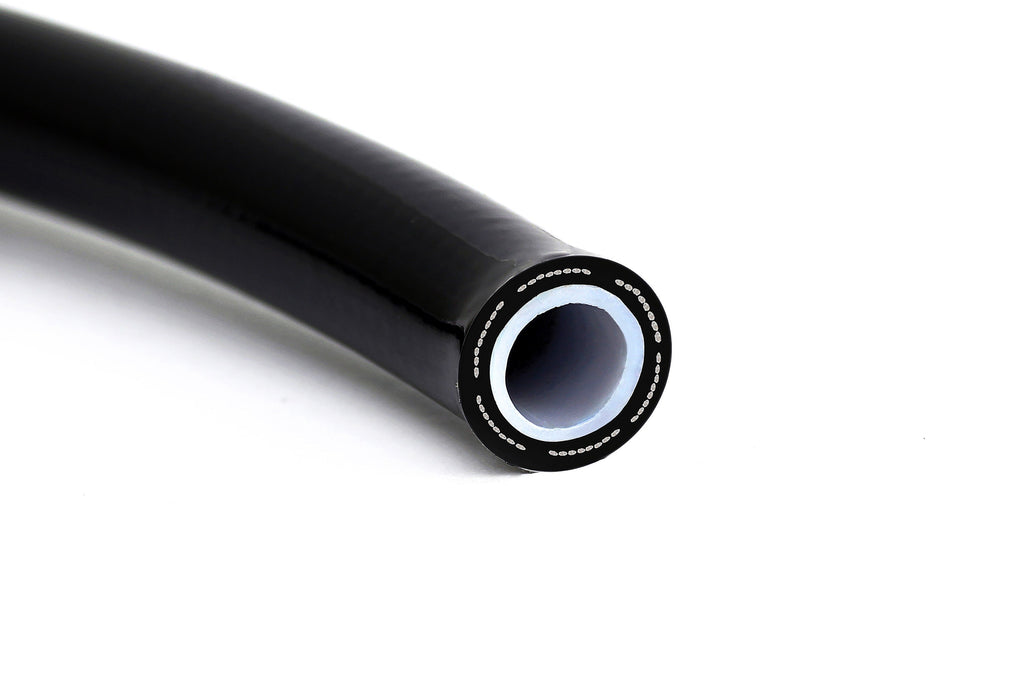 HPS Performance PTFE Stainless Steel Reinforced Braided Hose, Black
