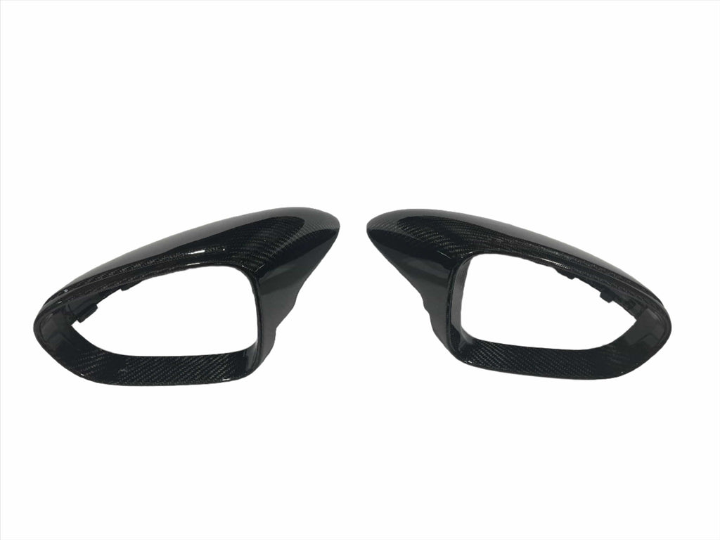 Kies Porsche 992 911 (2019-2024) Dry Carbon Fiber Gloss Mirror Cap Replacement
