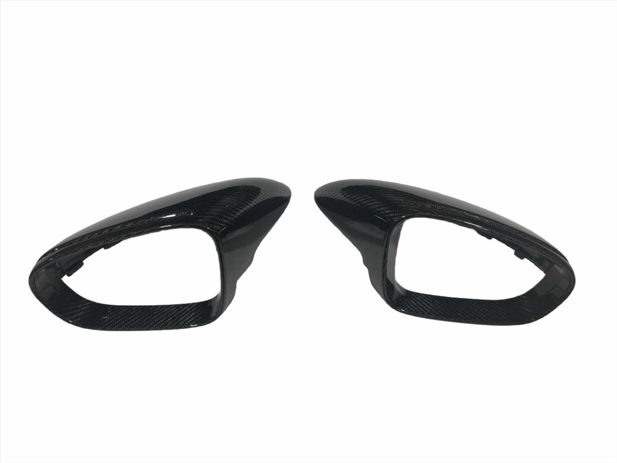 Kies Porsche 992 911 (2019-2024) Dry Carbon Fiber Gloss Mirror Cap Replacement