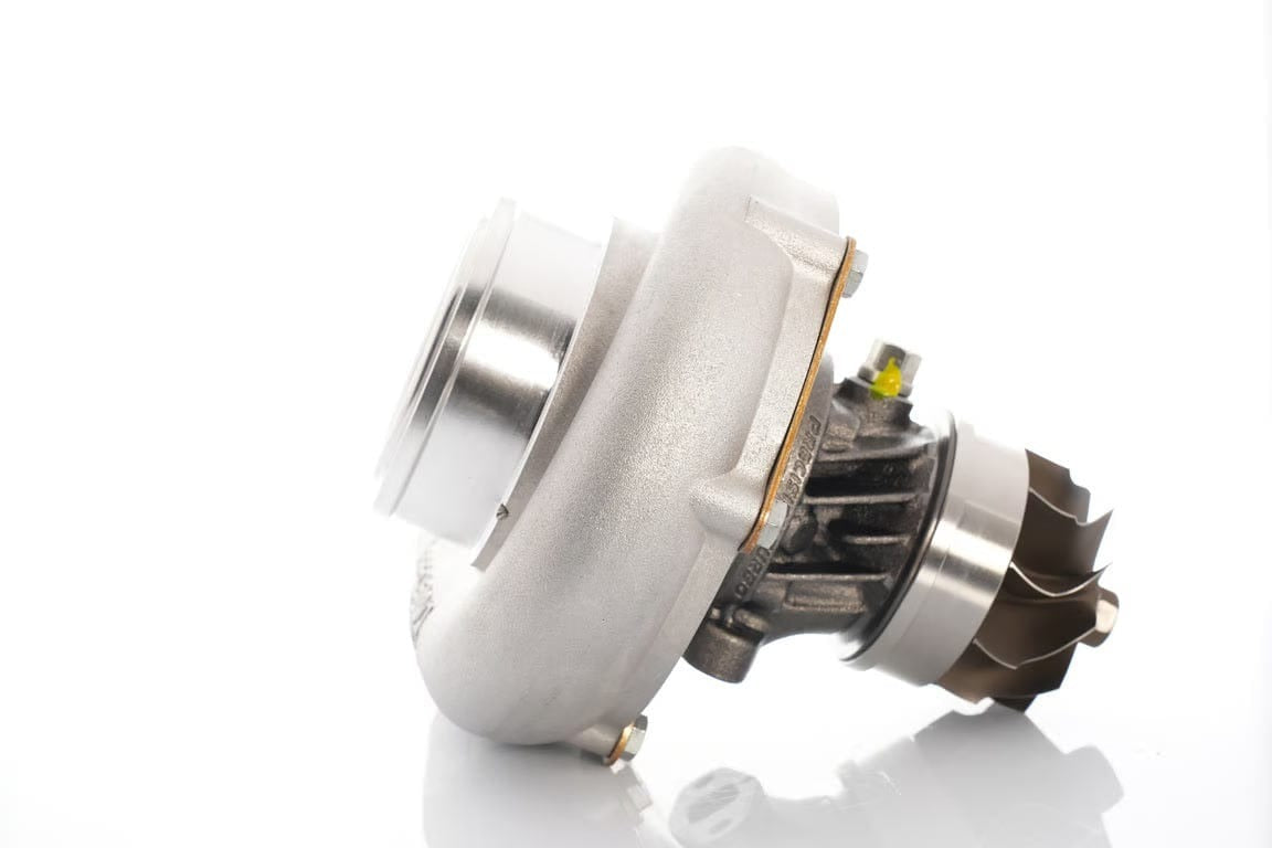 Precision Turbo & Engine GEN2 PT6870 BB SP JET-FIGHTER CC W/ T4 DIVIDED INLET/V-BAND DISCHARGE 1.15 A/R