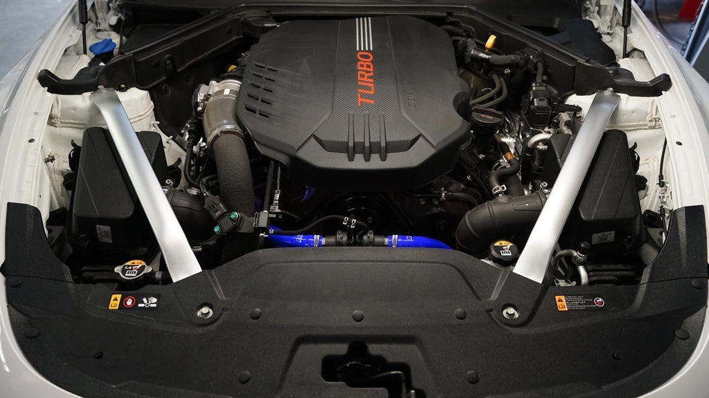 HPS Silicone Breather BOV Hose Kit 2018-2022 Kia Stinger 3.3T V6 Twin Turbo, 57-2045