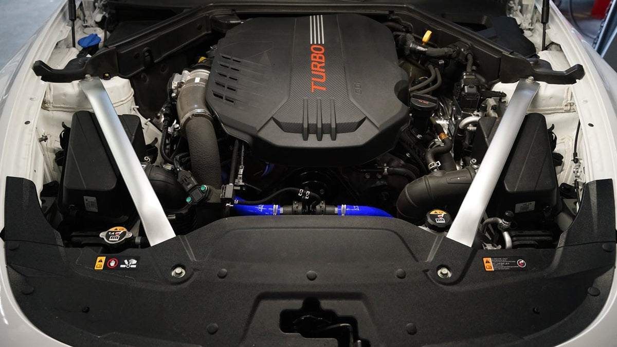 HPS Silicone Breather BOV Hose Kit 2018-2022 Kia Stinger 3.3T V6 Twin Turbo, 57-2045