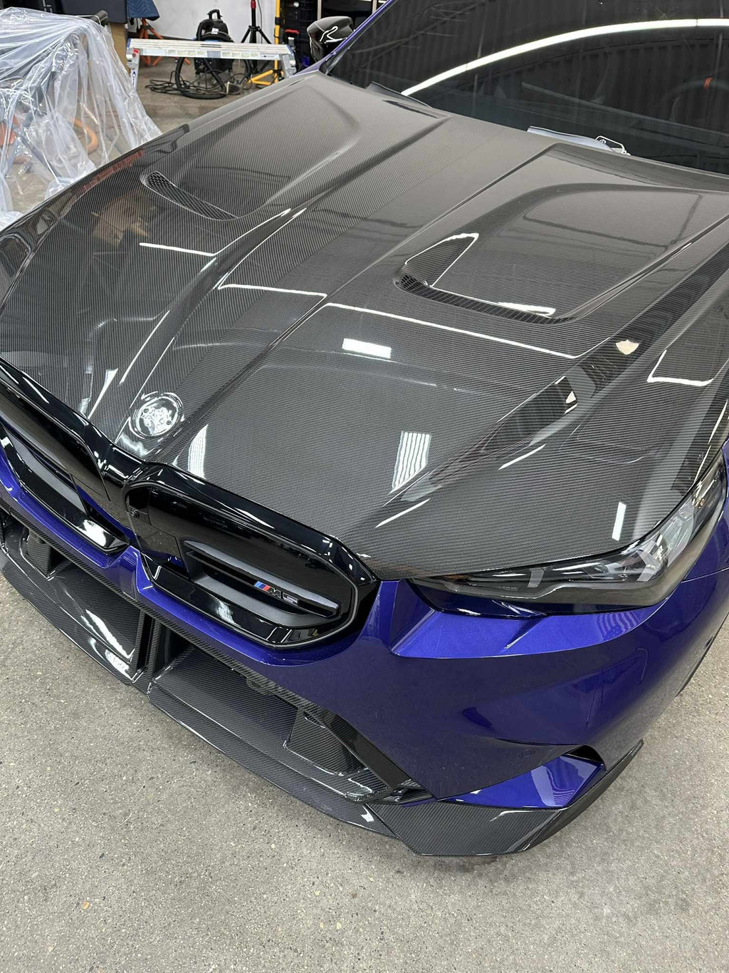 G90/G99 M5 SQ Style Dry Carbon Fiber Vented Hood