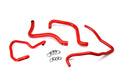 HPS Red Reinforced Silicone Radiator + Heater Hose Kit Jeep 03-06 Wrangler TJ SE 2.4L 4Cyl Left Hand Drive