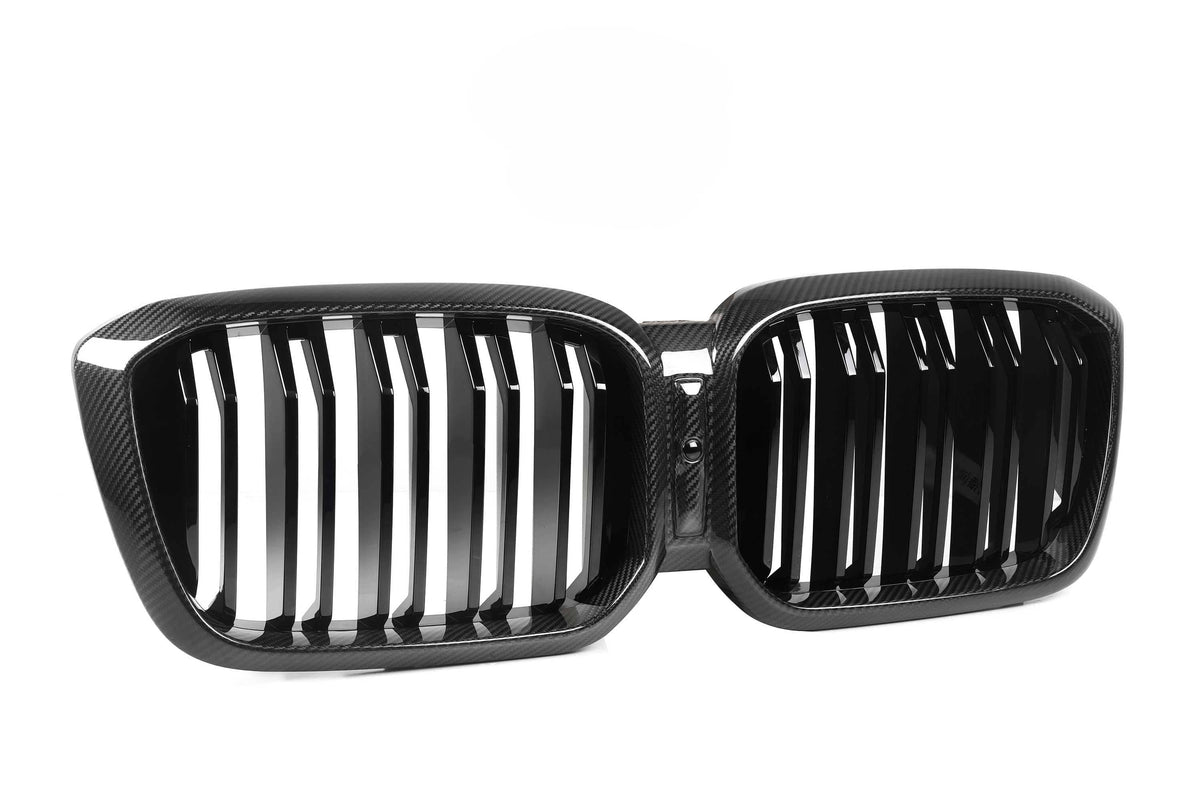 G01/G02 X3, X4 LCI Dual Slat Dry Carbon Grills