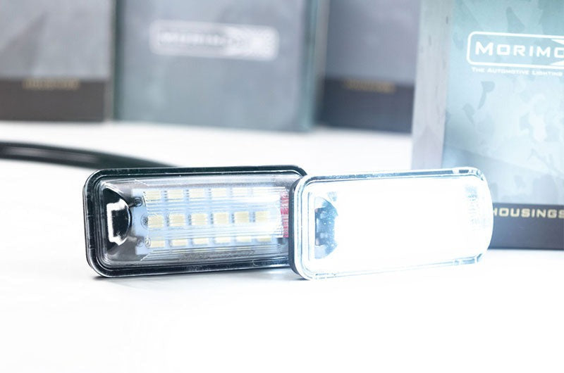 Morimoto XB LED License Plate Housing Lights - Subaru Models (inc. 2011-2021 WRX / STI / 2013-2020 BRZ)