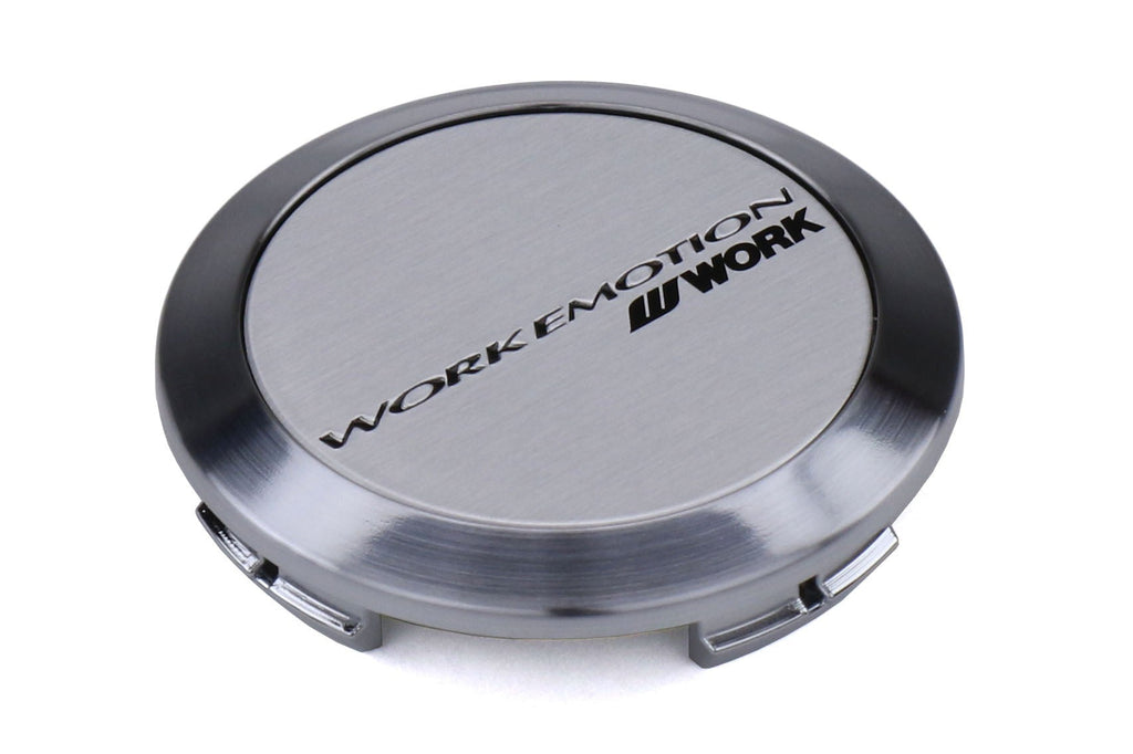 Work Wheels Emotion Center Cap Silver Flat Type - Set of 4