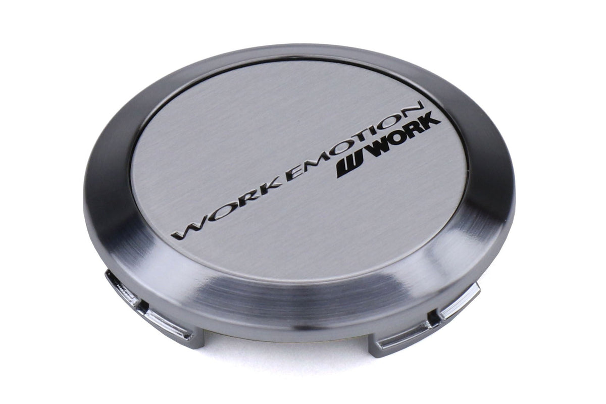 Work Wheels Emotion Center Cap Silver Flat Type - Set of 4