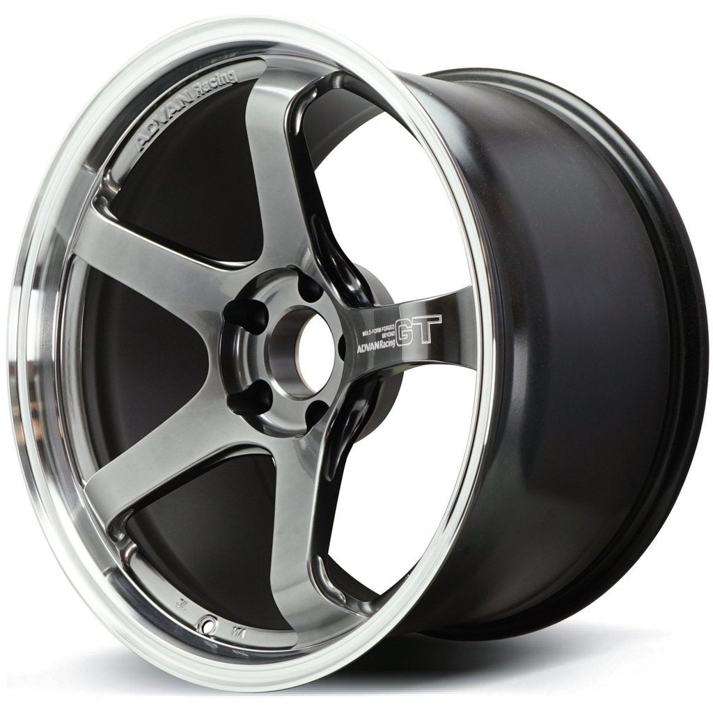 Advan GT Beyond Machining and Racing Hyper Black 19x8.5 +45 5x100 (Single Wheel) - 2013-2024 Subaru BRZ / Scion FR-S / Toyota GR86 / 2014-2018 Subaru Forester