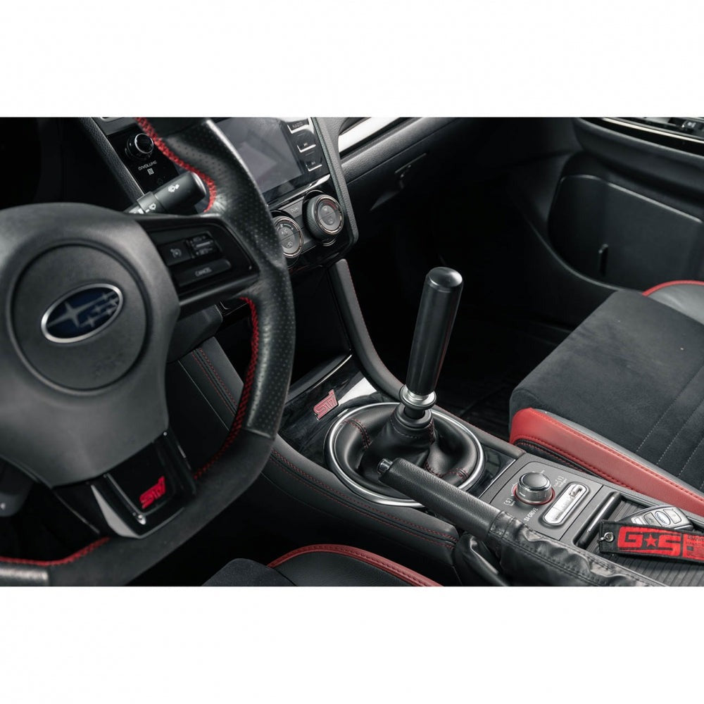 Grimmspeed Tallboy Shift Knob (M12x1.25mm) - Lightweight Black Derlin - Universal