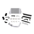 Mishimoto Performance Top Mount Intercooler and Charge Pipe Kit - 2015+ WRX-Polished Pipe, Silver Intercooler