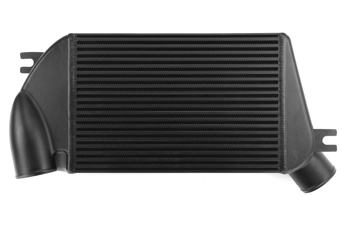 Mishimoto Performance Top Mount Intercooler and Charge Pipe Kit - 2015+ WRX-Black Pipe, Black Intercooler