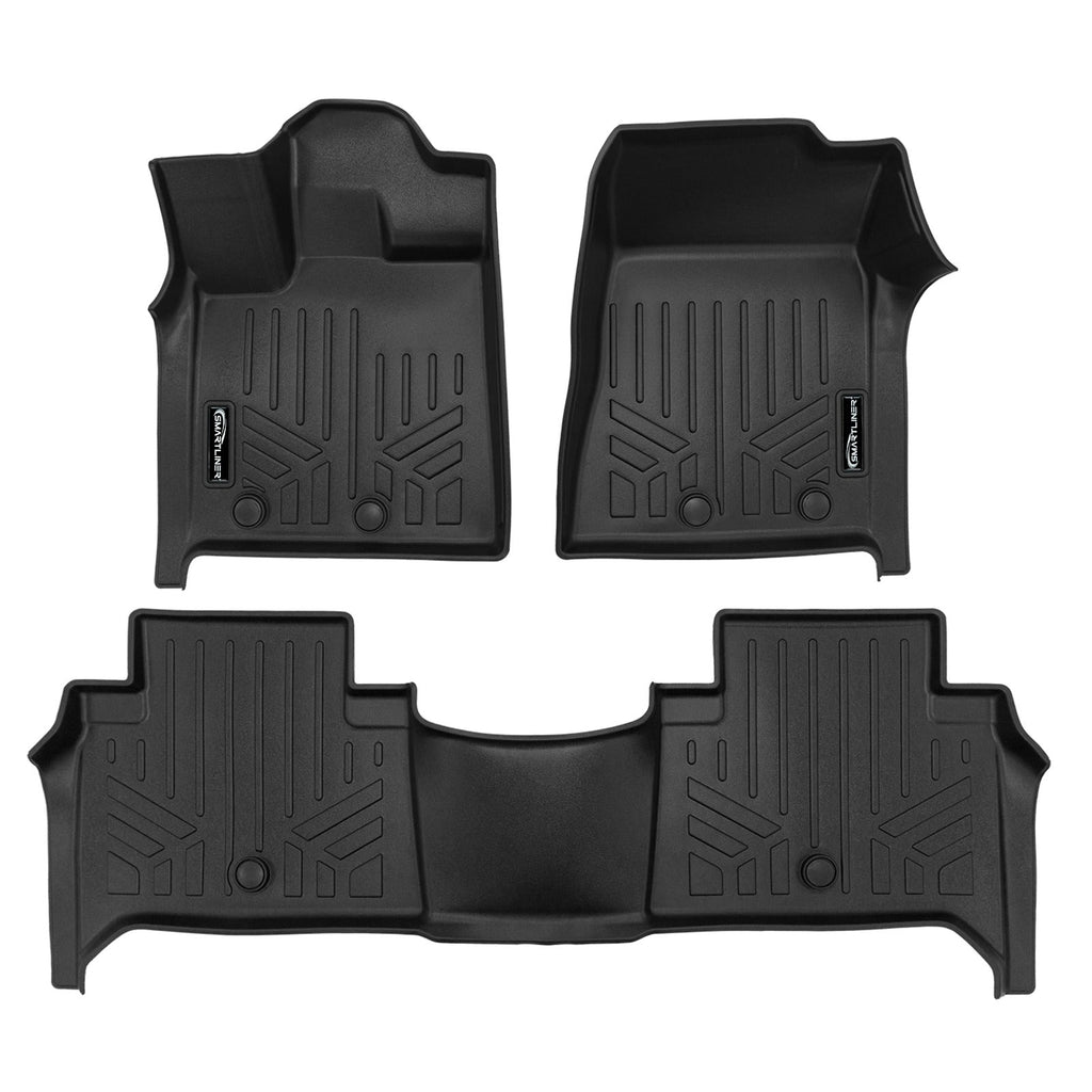 SMARTLINER Floor Liners for 2025-2026 Infiniti QX80 and 2025 Nissan Armada Bucket Seats & Center Console Only