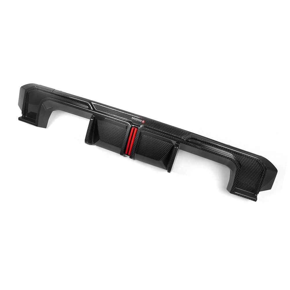 G8X SQ Style Carbon Fiber Diffuser With Brake Light/Splitters Combo