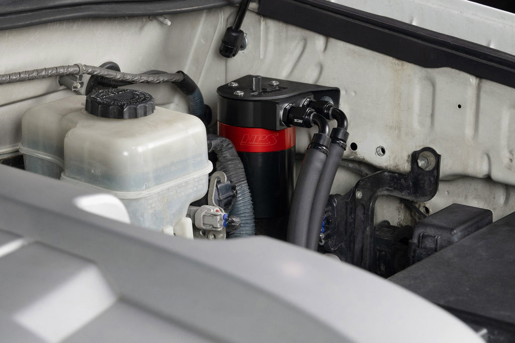 HPS Aluminum Oil Catch Can Kit 2003-2009 Lexus GX470 4.7L V8, 860-019, Open Box