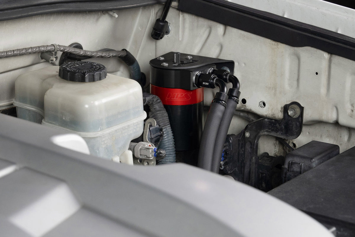 HPS Aluminum Oil Catch Can Kit 2003-2009 Lexus GX470 4.7L V8, 860-019, Open Box