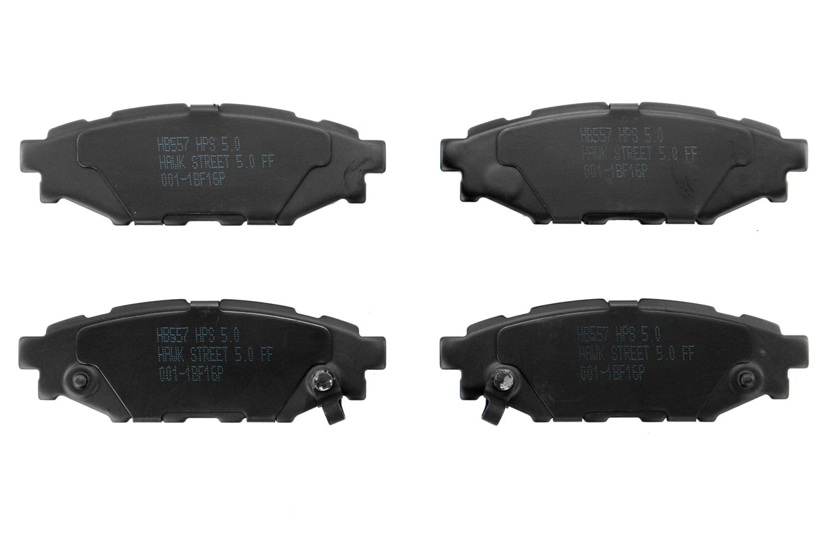 Hawk HPS 5.0 Rear Brake Pads - 15-21 WRX / 13-20 BRZ / 09-17 Forester / 08-16 Impreza