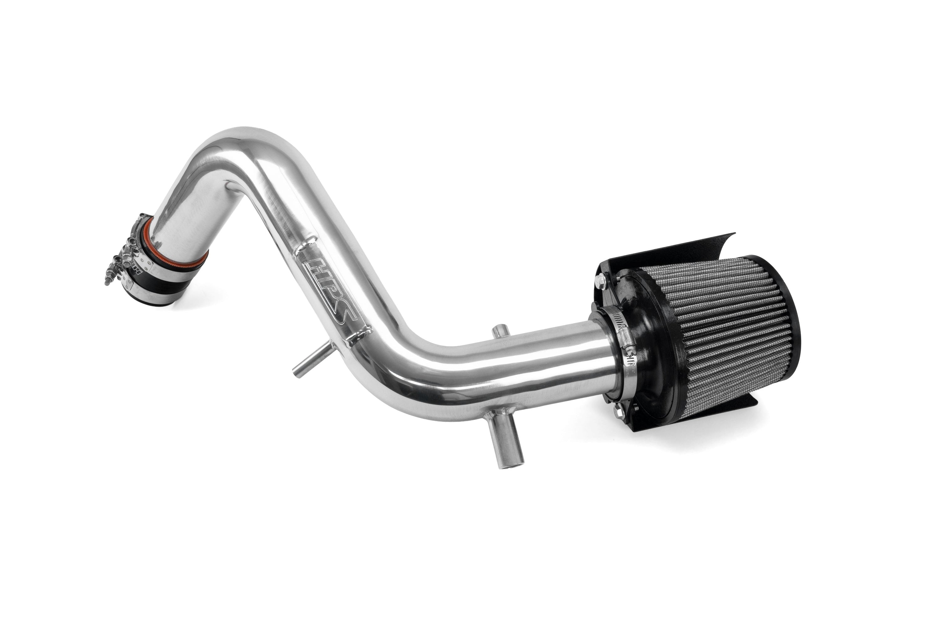 HPS Performance Shortram Air Intake Kit 2013-2017 Hyundai Veloster 1.6L Turbo, Polish