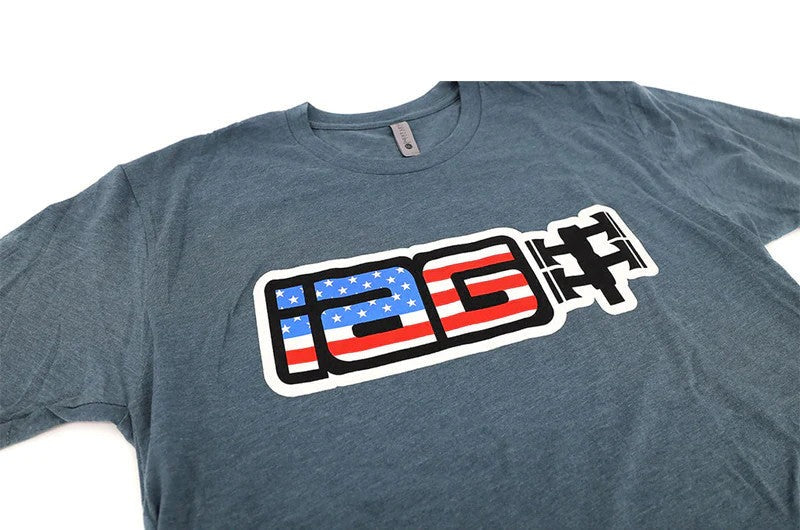 IAG Performance IAG USA Boxer Logo T-Shirt / Indigo / Size - Small