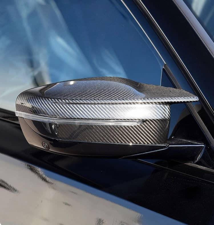 G42 M240i OEM Style Dry Carbon Mirror Caps