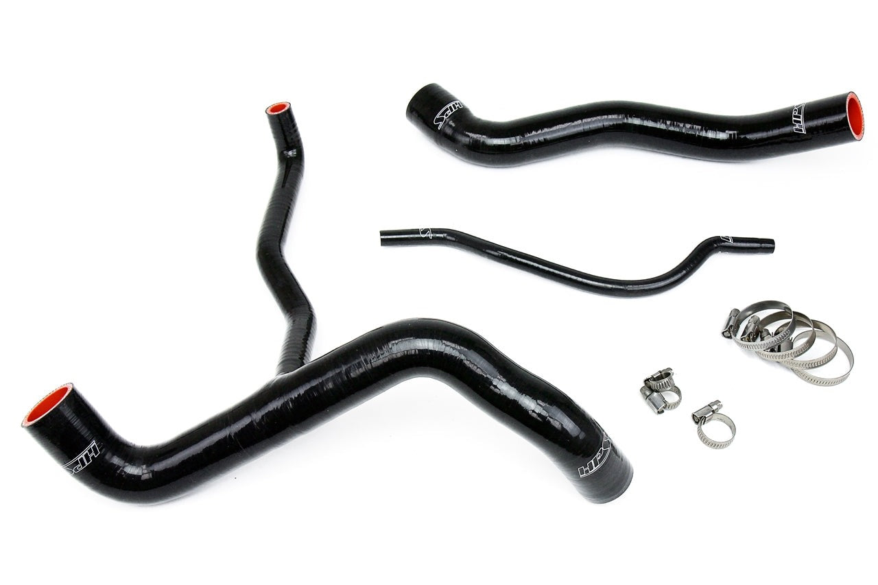 HPS Black Reinforced Silicone Radiator Hose Kit Coolant Chevy 10-11 Camaro SS 6.2L V8