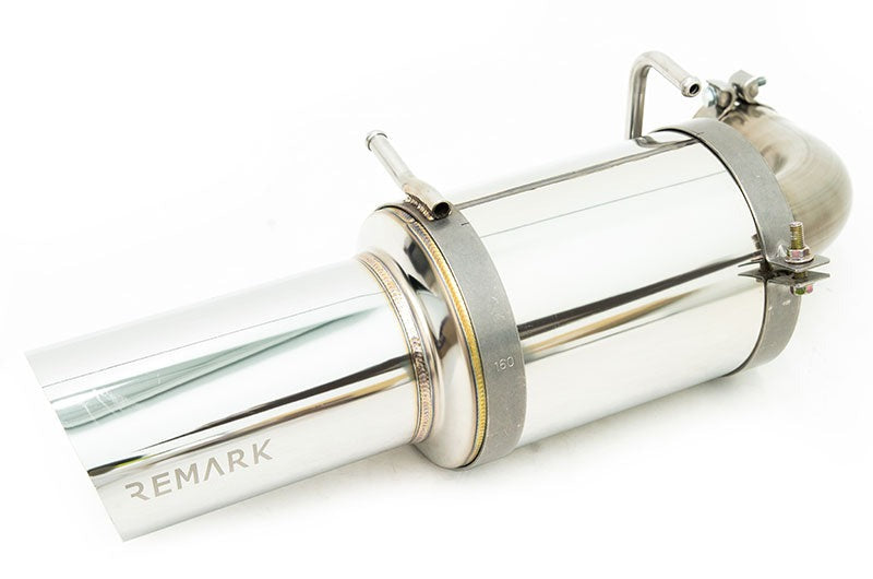 Remark Cat-Back Exhaust (R1 Spec Single-Exit Stainless) - 2022-2023 Subaru BRZ / Toyota GR86