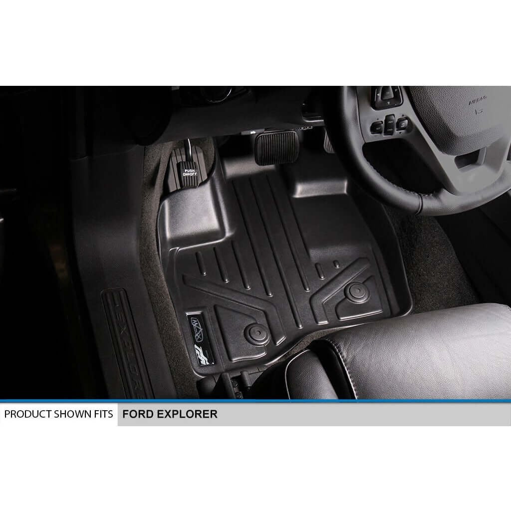 SMARTLINER Floor Liners for 2017-2019 Ford Explorer (with 2nd Row Center Console)