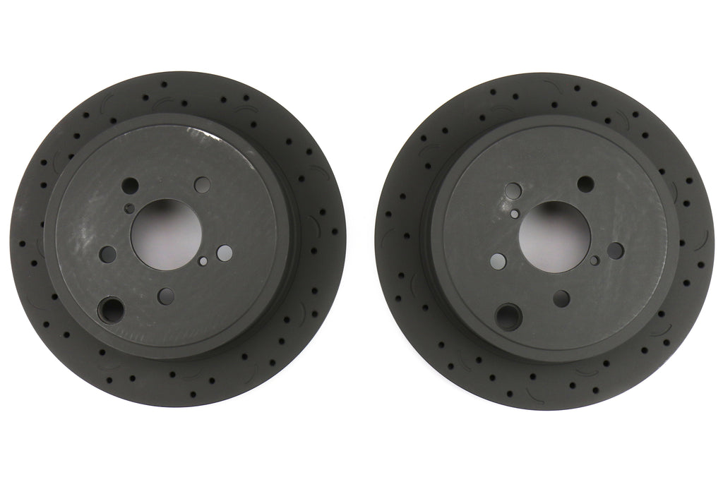 Hawk Talon Cross Drilled and Slotted Rear Rotor Pair - 2013-2016 Scion FR-S / 2013-2020 Subaru BRZ / 2017-2019 Toyota 86