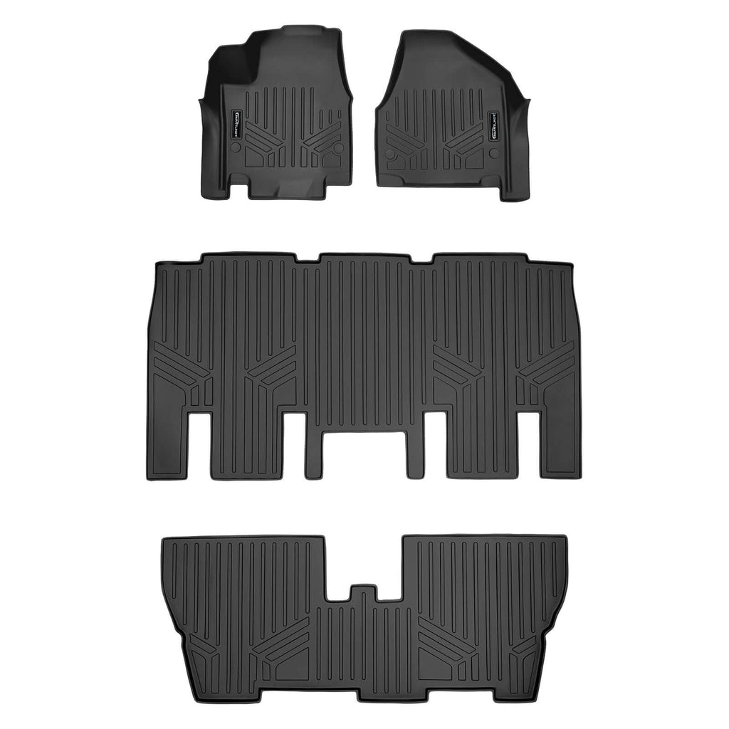 SMARTLINER Floor Liners for 2017-2026 Chrysler Pacifica with 2nd Row Bench (Touring & L Models)