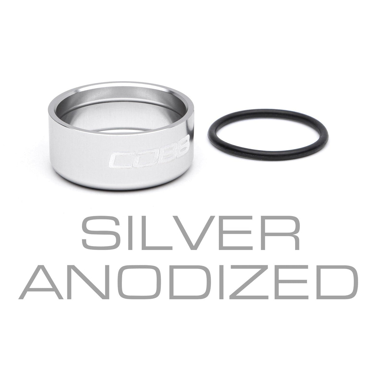 COBB Shift Knob Trim Ring - Silver Anodized - 2013-2016 Scion FR-S / 2013-2026 Subaru BRZ / 2017-2026 Toyota GR86/86